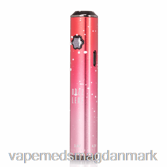 Vape Juice Dazzleaf Squarii Bottom Twist 510 Batteri Rød Splatter